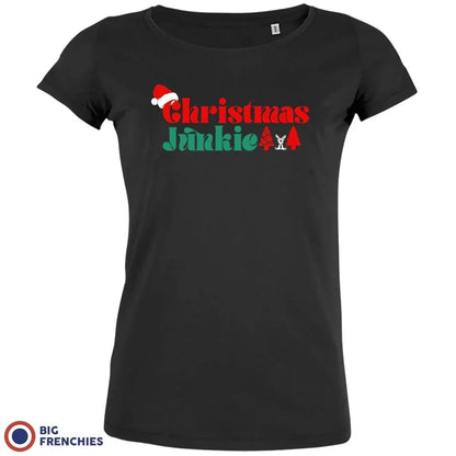 Christmas Junkie Women's Organic Cotton Tee - Create Marketplace