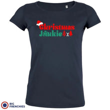 Christmas Junkie Women's Organic Cotton Tee - Create Marketplace