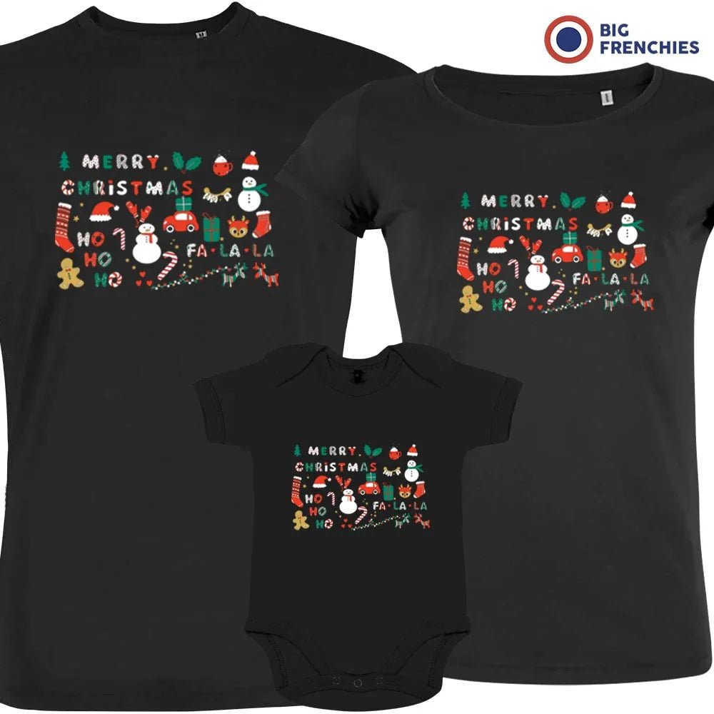 Christmas Ornaments Matching Family Organic Tees (Set of 3) - Create Marketplace