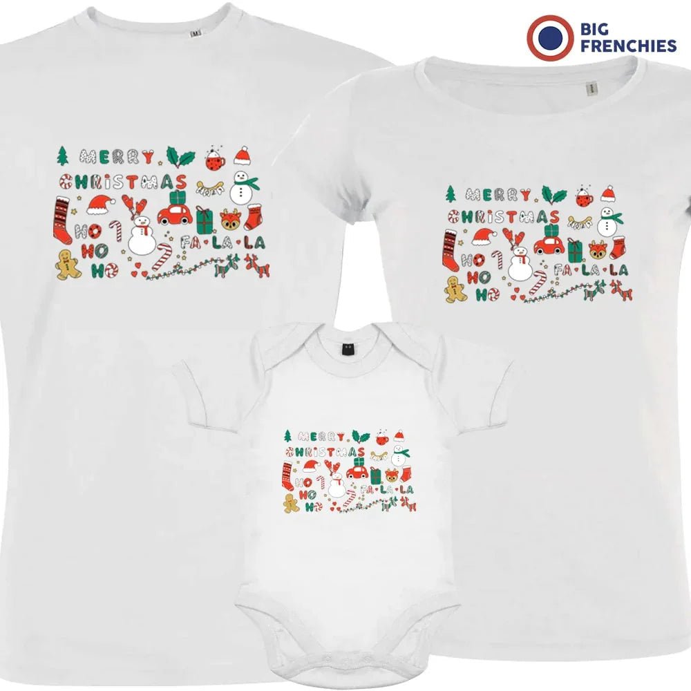Christmas Ornaments Matching Family Organic Tees (Set of 3) - Create Marketplace