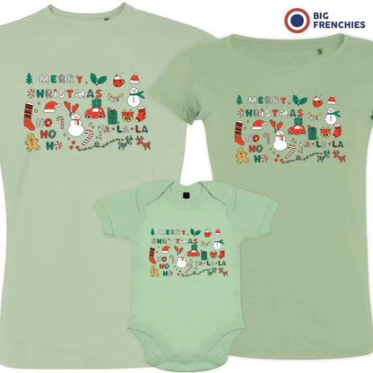Christmas Ornaments Matching Family Organic Tees (Set of 3) - Create Marketplace