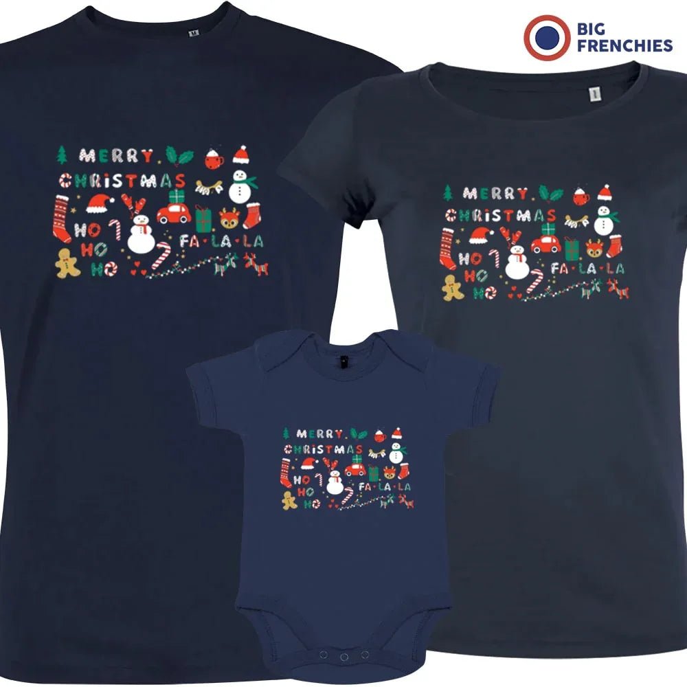 Christmas Ornaments Matching Family Organic Tees (Set of 3) - Create Marketplace