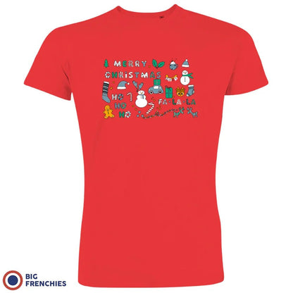 Christmas Ornaments Men's Organic Cotton Tee - Create Marketplace