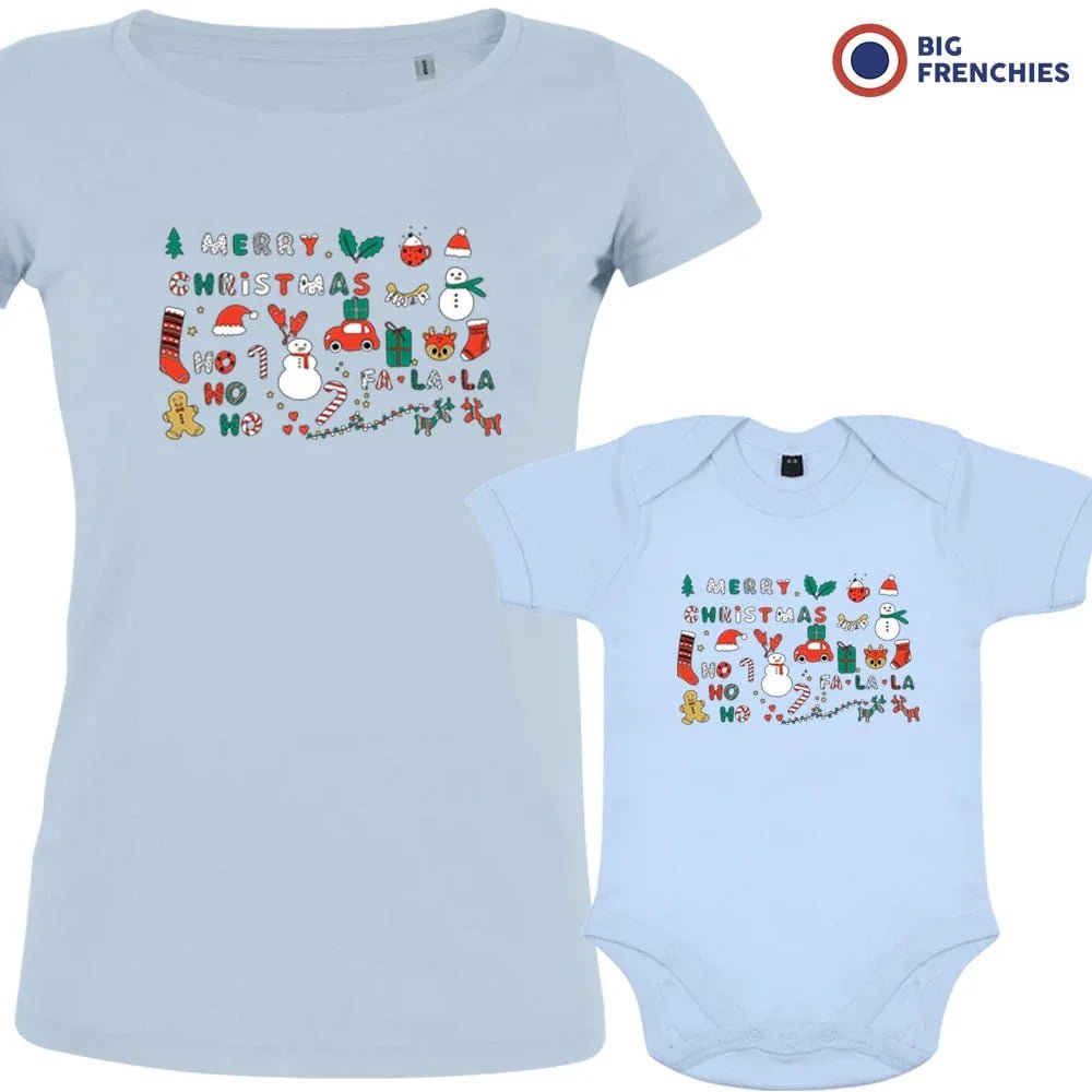 Christmas Ornaments Mom and Child Organic Cotton family Set (Set of 2) - Create Marketplace