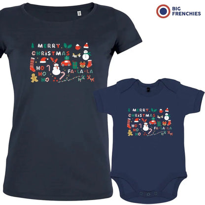 Christmas Ornaments Mom and Child Organic Cotton family Set (Set of 2) - Create Marketplace