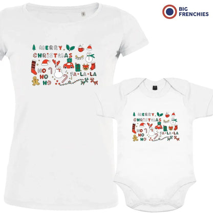 Christmas Ornaments Mom and Child Organic Cotton family Set (Set of 2) - Create Marketplace
