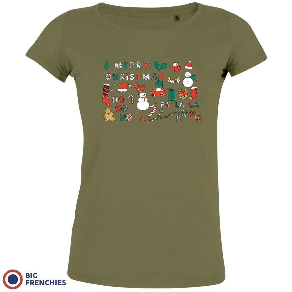 Christmas Ornaments Women's Organic Tee - Create Marketplace