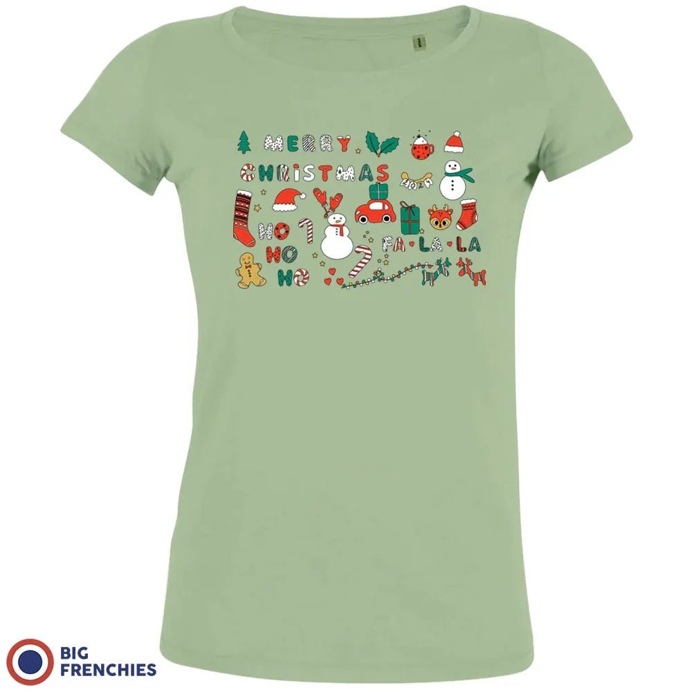 Christmas Ornaments Women's Organic Tee - Create Marketplace