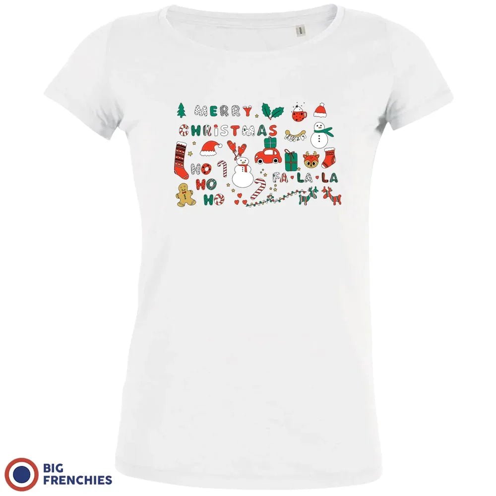 Christmas Ornaments Women's Organic Tee - Create Marketplace