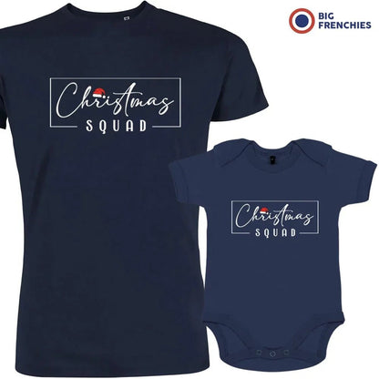 Christmas Squad Dad and Child Organic Cotton family Set (Set of 2) - Create Marketplace