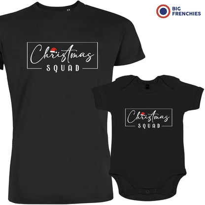Christmas Squad Dad and Child Organic Cotton family Set (Set of 2) - Create Marketplace