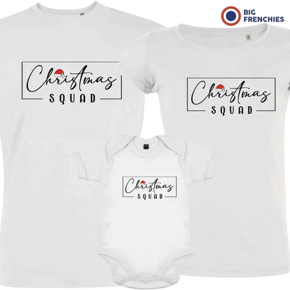 Christmas Squad Matching Family Organic Tees (Set of 3) - Create Marketplace