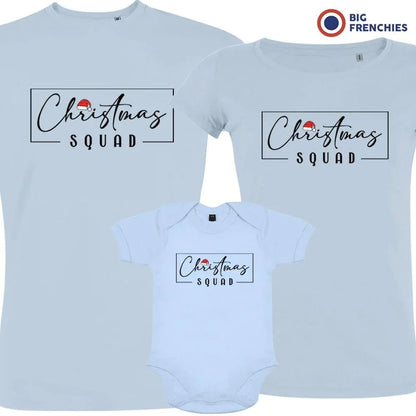 Christmas Squad Matching Family Organic Tees (Set of 3) - Create Marketplace