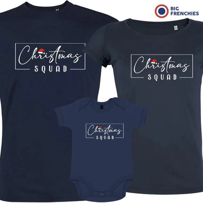 Christmas Squad Matching Family Organic Tees (Set of 3) - Create Marketplace