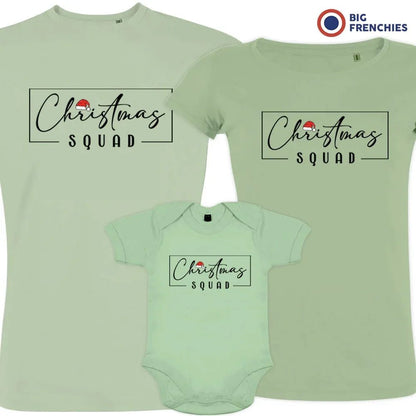 Christmas Squad Matching Family Organic Tees (Set of 3) - Create Marketplace