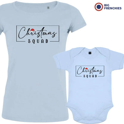 Christmas Squad Mom and Child Organic Cotton family Set (Set of 2) - Create Marketplace