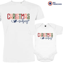 Christmas Vibes Dad and Child Organic Cotton family Set (Set of 2) - Create Marketplace
