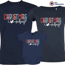 Christmas Vibes Matching Family Organic Tees (Set of 3) - Create Marketplace