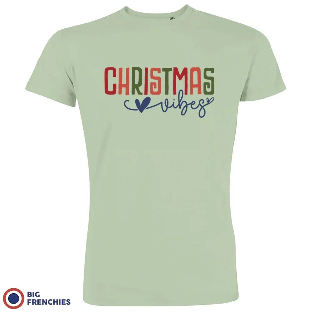Christmas Vibes Men's Organic Cotton Tee - Create Marketplace