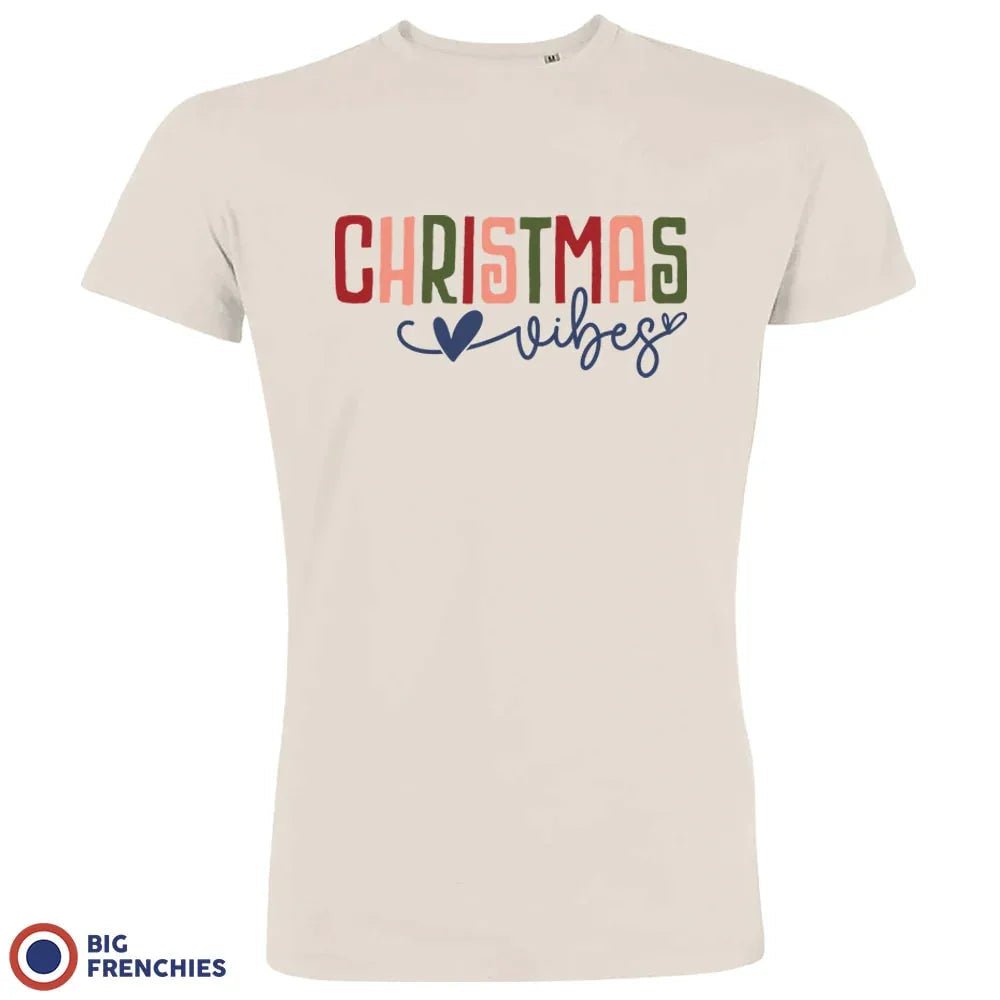 Christmas Vibes Men's Organic Cotton Tee - Create Marketplace