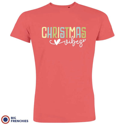 Christmas Vibes Men's Organic Cotton Tee - Create Marketplace