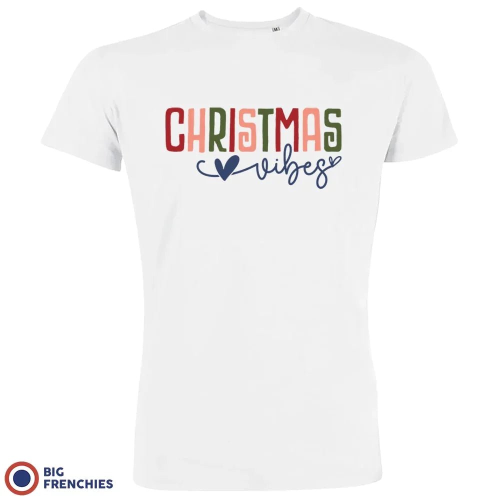 Christmas Vibes Men's Organic Cotton Tee - Create Marketplace