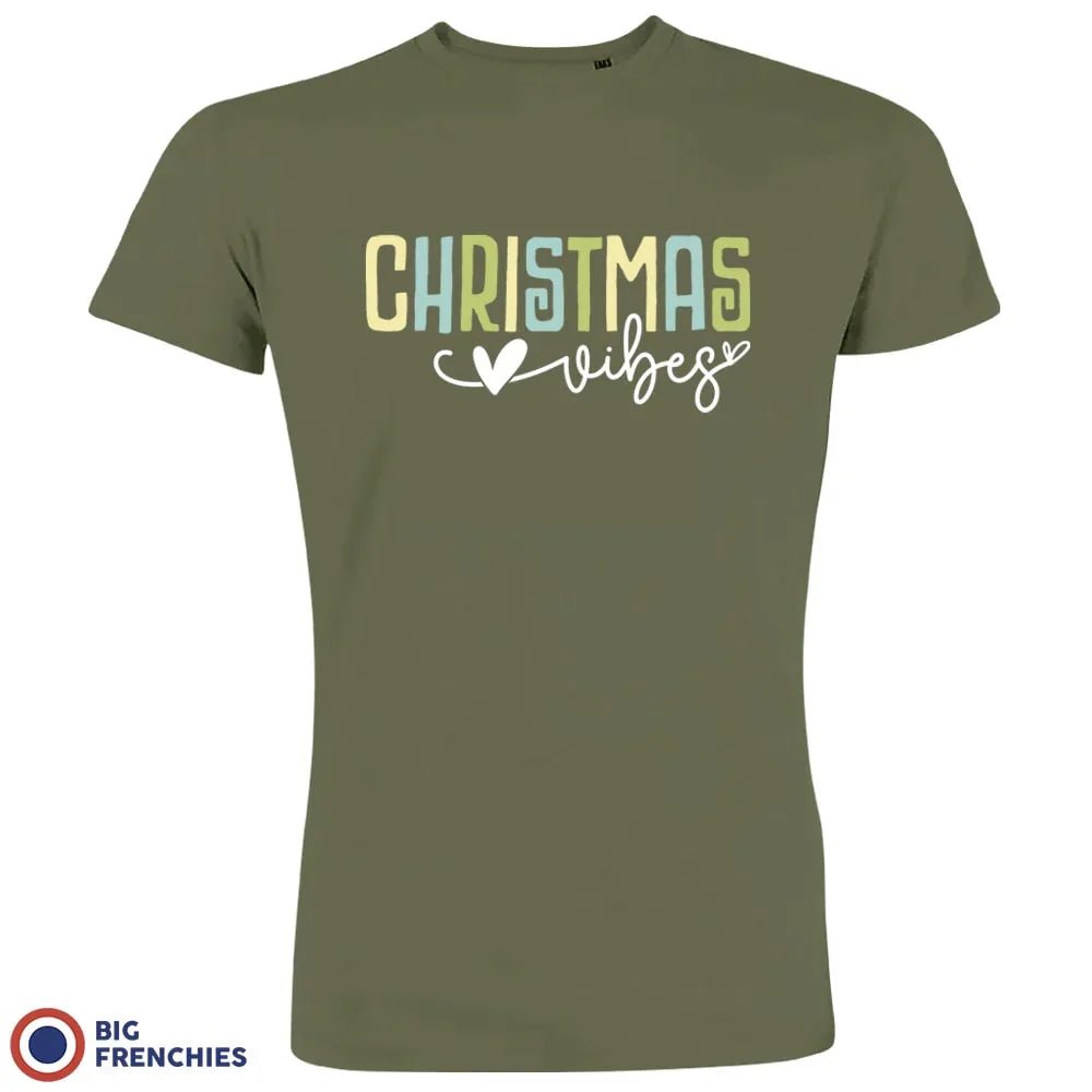Christmas Vibes Men's Organic Cotton Tee - Create Marketplace