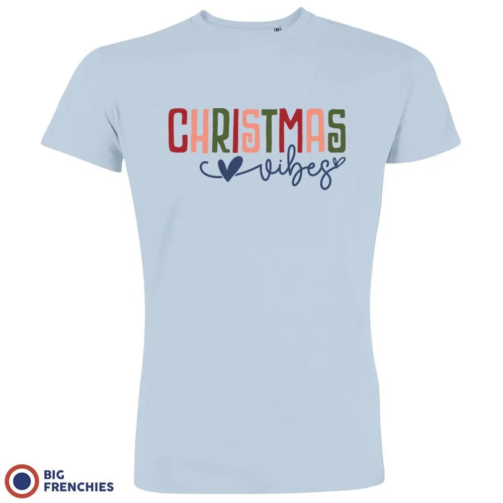 Christmas Vibes Men's Organic Cotton Tee - Create Marketplace
