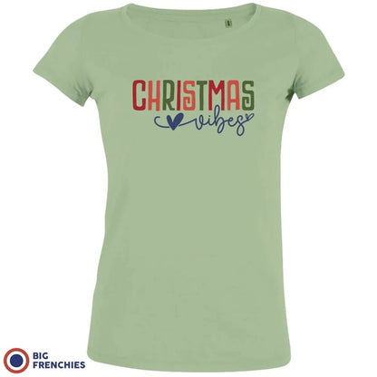 Christmas Vibes Women's Organic Tee - Create Marketplace