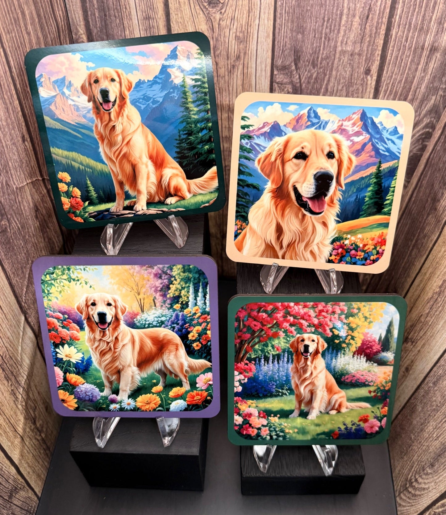 Coaster (MDF) - Golden Ret - Create Marketplace