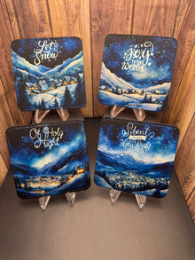 Coaster(Leather) - Xmas Blue Mtn Town - Create Marketplace