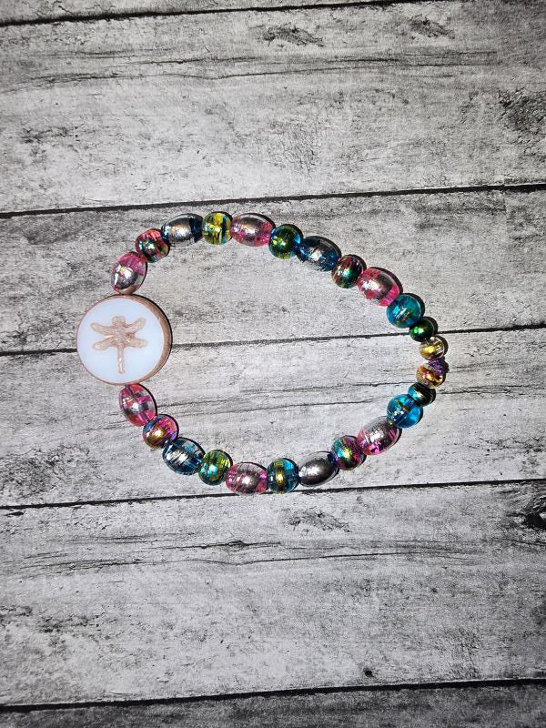 Colorful Dragonfly Bracelet - made by kid Sam - Create Marketplace