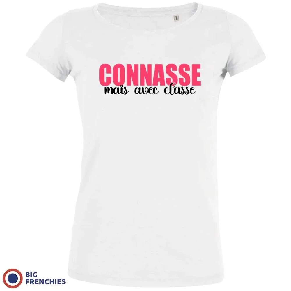 Connasse Mais Avec Classe Women's Organic Cotton Tee - Create Marketplace