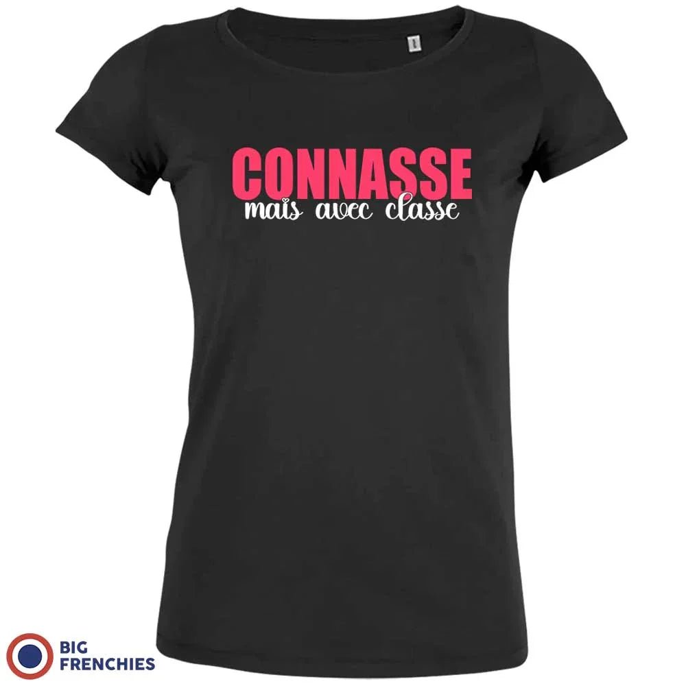 Connasse Mais Avec Classe Women's Organic Cotton Tee - Create Marketplace