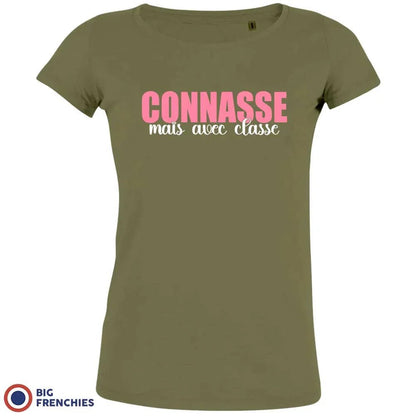 Connasse Mais Avec Classe Women's Organic Cotton Tee - Create Marketplace