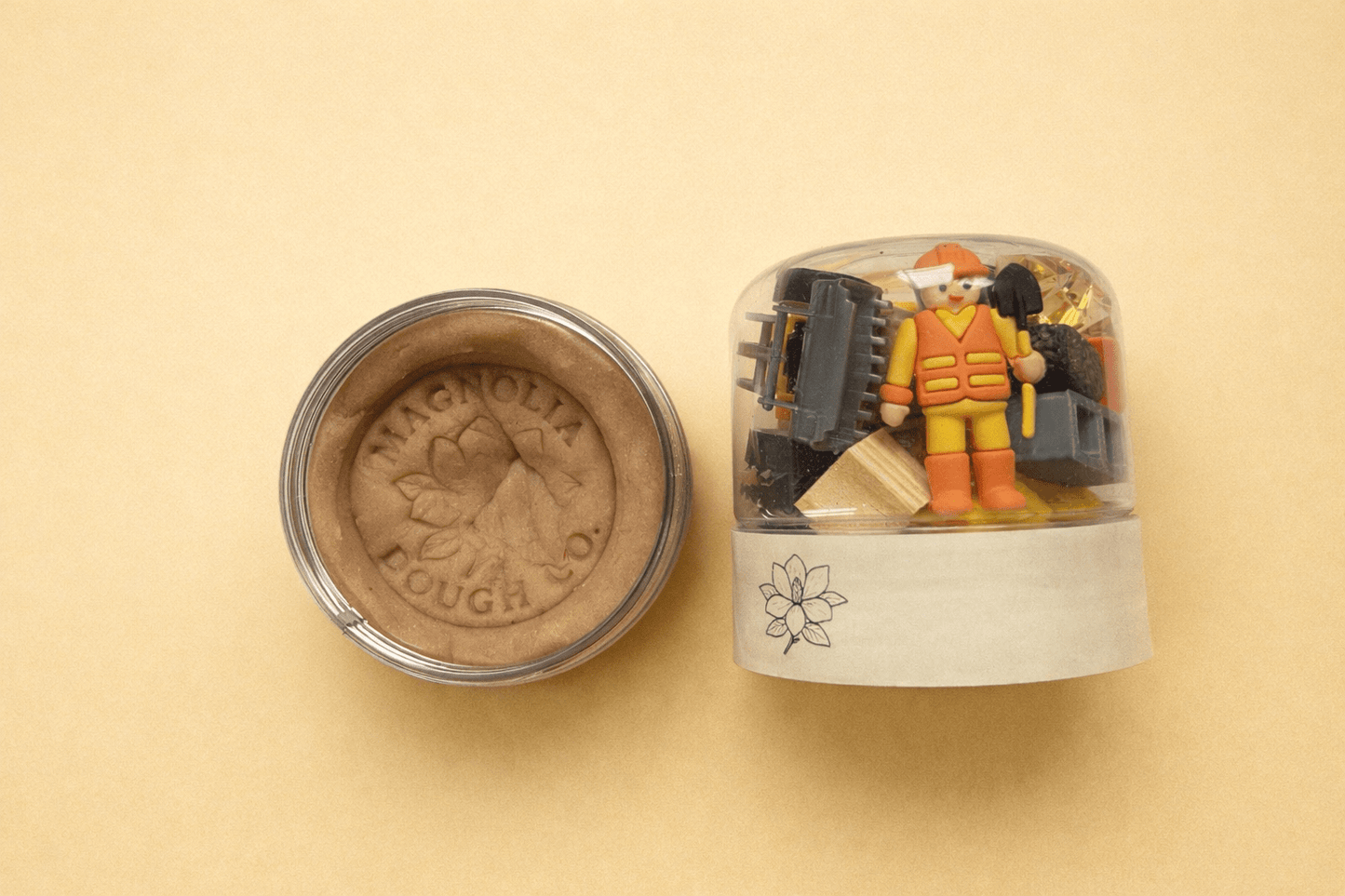Construction Sensory Play Dough Jar - Create Marketplace