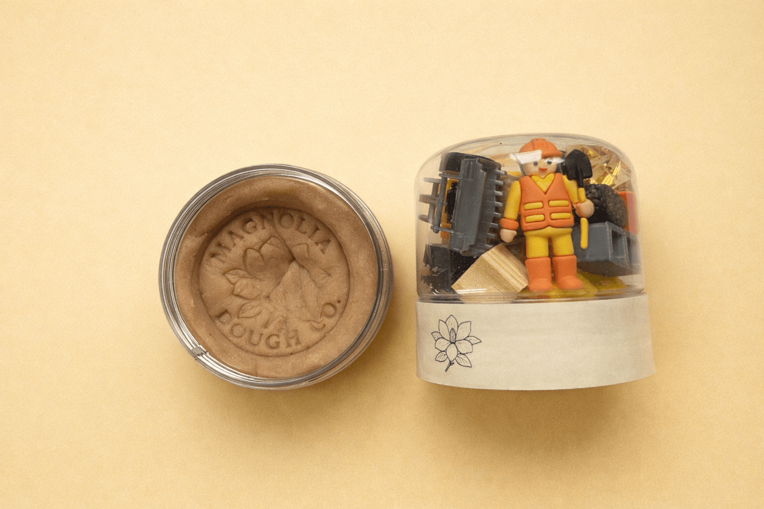 Construction Sensory Play Dough Jar - Create Marketplace