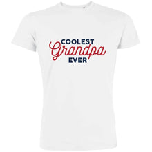 Coolest Grandpa Ever Men's Organic Tee - Create Marketplace