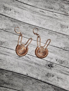 Copper Bunny Earrings - Create Marketplace