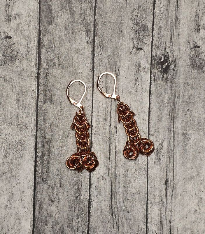 Copper Prince Albert Earrings - Create Marketplace