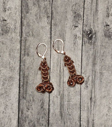 Copper Prince Albert Earrings - Create Marketplace