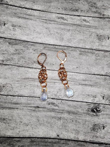 Copper teardrop Earrings - Create Marketplace