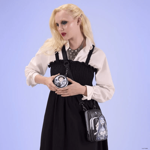 Corpse Bride Emily Crossbody Sling Bag with Coin Purse - Create Marketplace