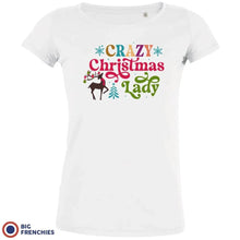 Crazy Christmas Lady Women's Organic Cotton Tee - Create Marketplace