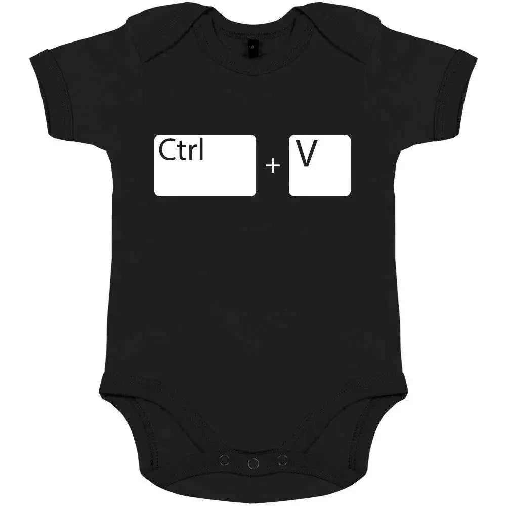 Ctrl + C and Ctrl + V Organic Cotton Matching Family Set (Set of 2) - Create Marketplace