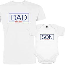 Dad and Son Est 2024 Matching Organic Cotton Outfit - Create Marketplace
