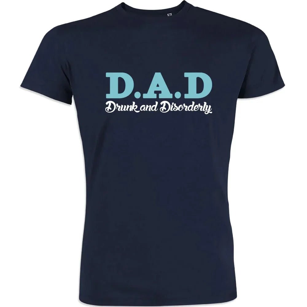 Dad Drunk and Disorderly Men's Organic Tee - Create Marketplace