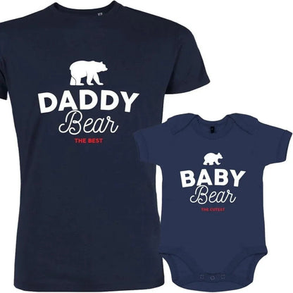 Daddy and Baby Bear Dad and Child Matching Outfit - Create Marketplace