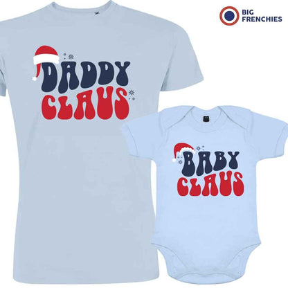 Daddy Baby Claus Christmas Dad and Child Organic Cotton family Set (Set of 2) - Create Marketplace