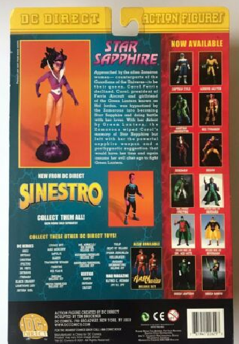 DC Direct Green Lantern Star Sapphire 2001 Official Action Figure - Create Marketplace